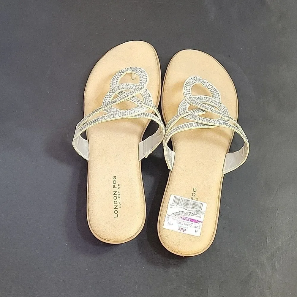 BRAND NEW LONDON FOG ELYSSA HEELED SANDALS G1